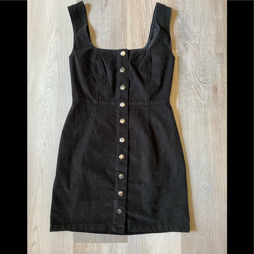 URBAN OUTFITTERS size 2 button up tank corduroy mini dress